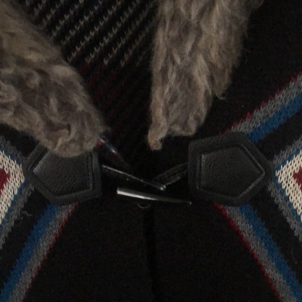 Steel roses long line cardigan sweater jacket - Picture 3 of 4